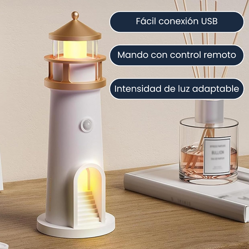 Lámpara Faro Lunar – Proyector de Luna y Luz Nocturna Decorativa